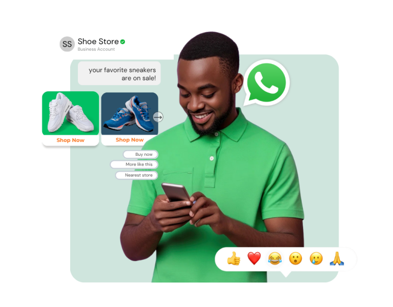 A boy is using Mobile