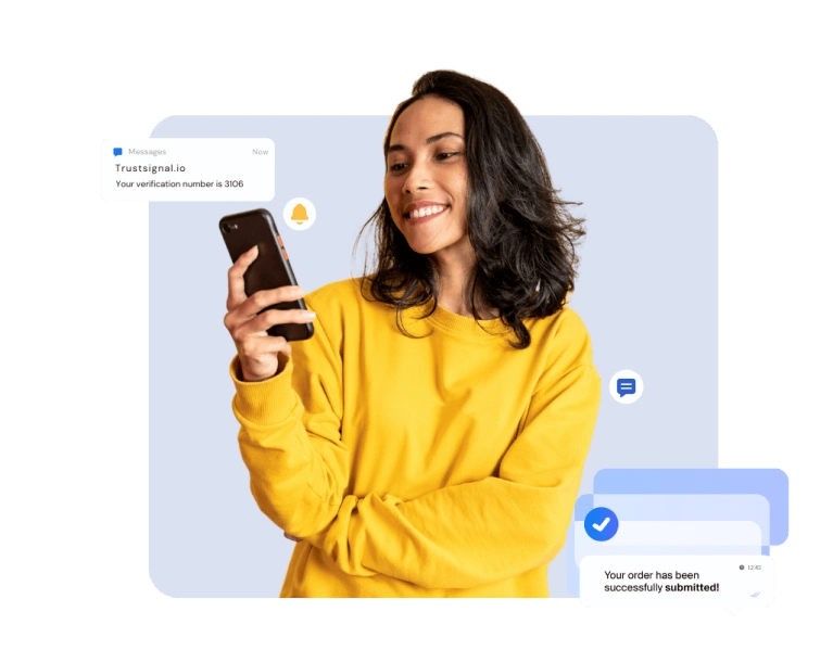 A girl is Holding phone in hand