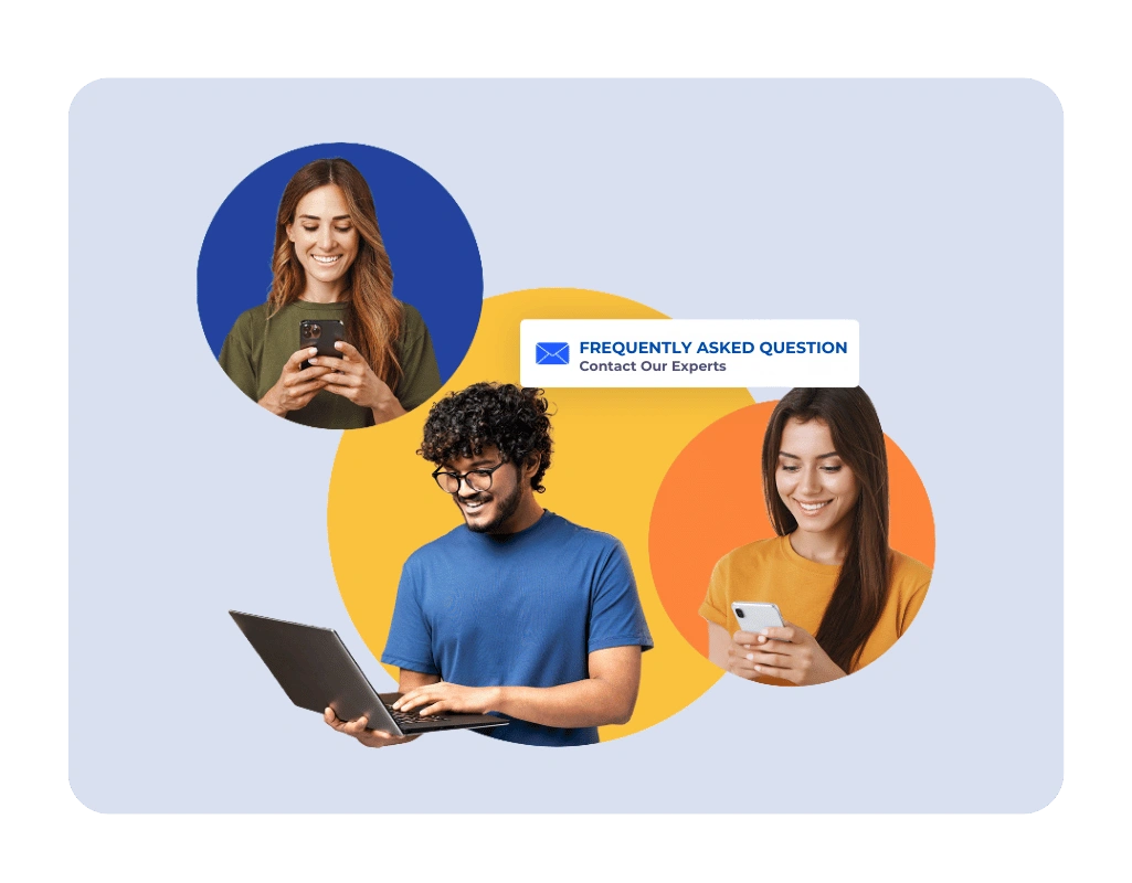 A Collage of three People